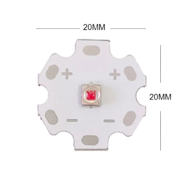 Высокомощный цветной СВЕТОДИОД SMD XPEBRD XPE2 Красный 620 нм 630 3535 3 В Вт для автомобильного освещения ландшафтный светильник настенная шайба