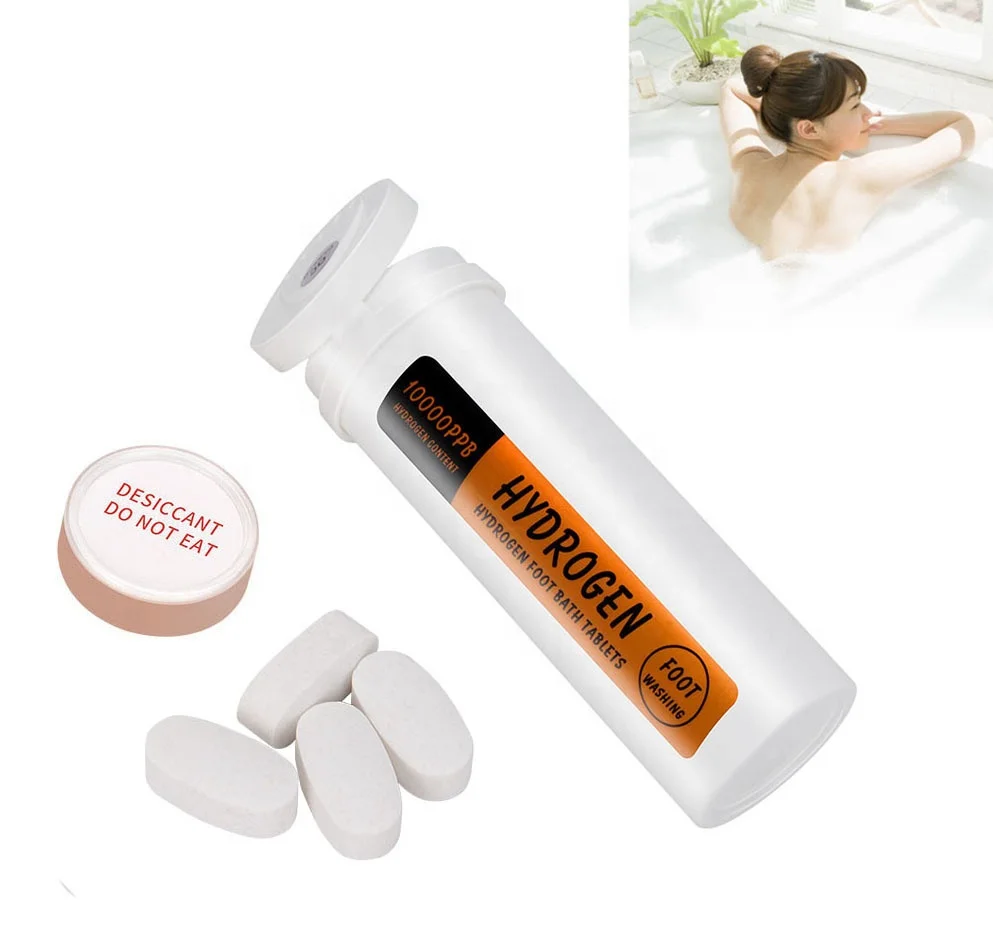 Miracle hydrogen spa bath footbath tablets bath and body works woman body care repair cell damage accelerate inflammation repair