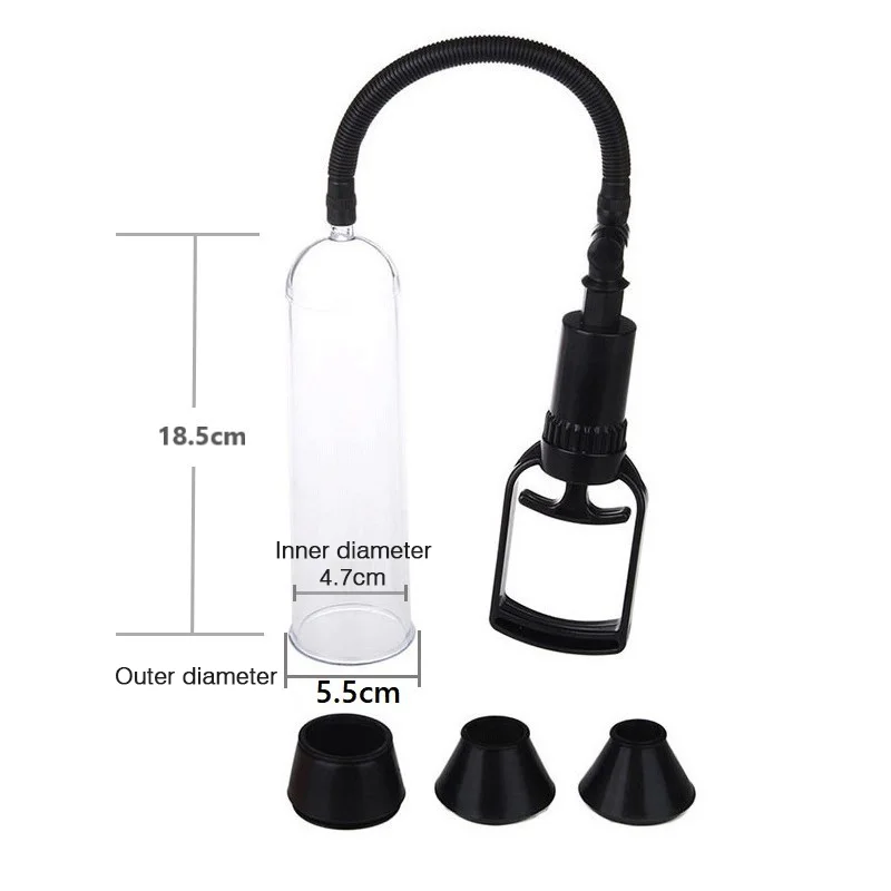 Beginner man pump Power Vacuum Pump Premature Device Bigger Longer Thicker Handsome Up masturbation pump