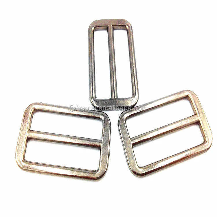 Wholesale factory factory supply rose gold color 1 inch metal adjustable strap buckle for bag