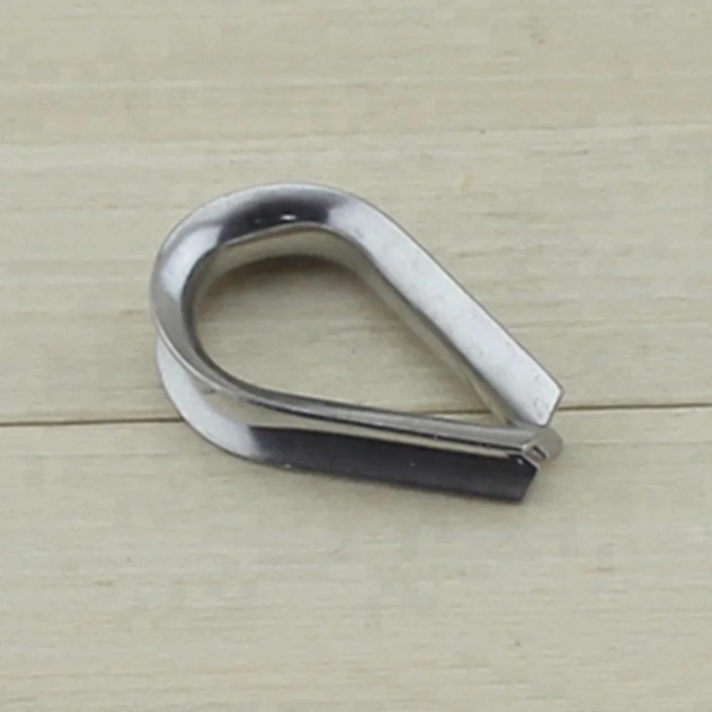 304&316 Stainless Steel Wire Rope Thimble G414/G411/DIN6899A/DIN6899B Cable Thimble Rigging Hardware Fittings