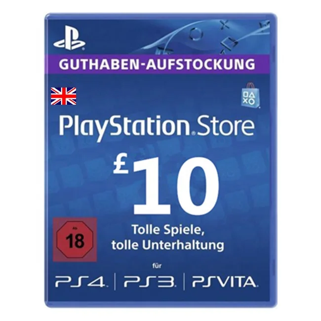 Sony UK PSN подарочные карты 10 / 20 / 25 / 50 фунтов PLayStation Network