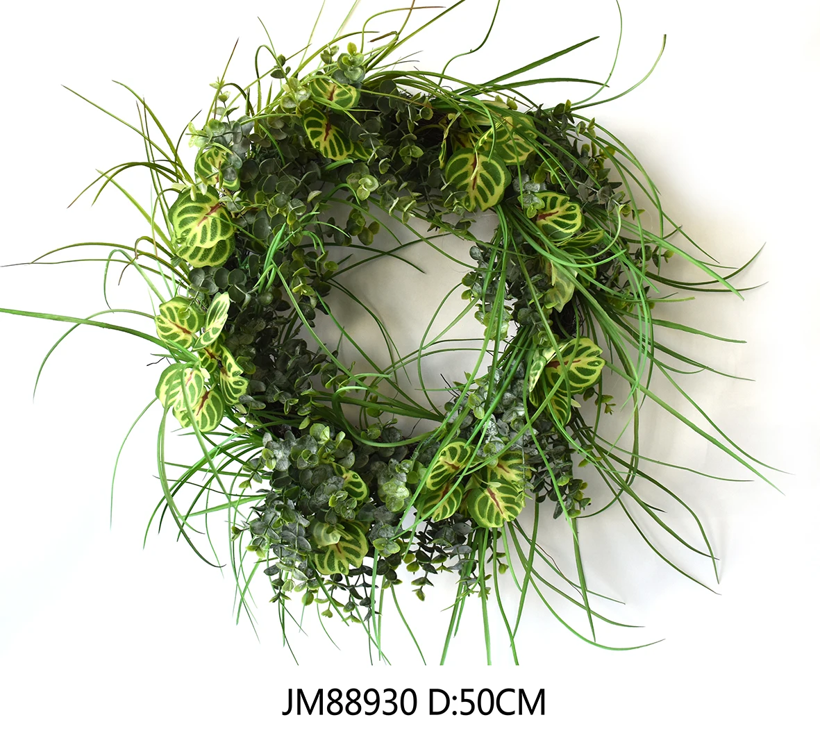 2022 Hot Selling Wholesale Silk Artificial Flower Home Wedding Decoration Big Eucalyptus Garland