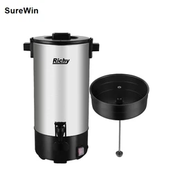 Commercial Coffee machine dispenser coffee maker automatic electric stainless steel double layer water boiler manufacture