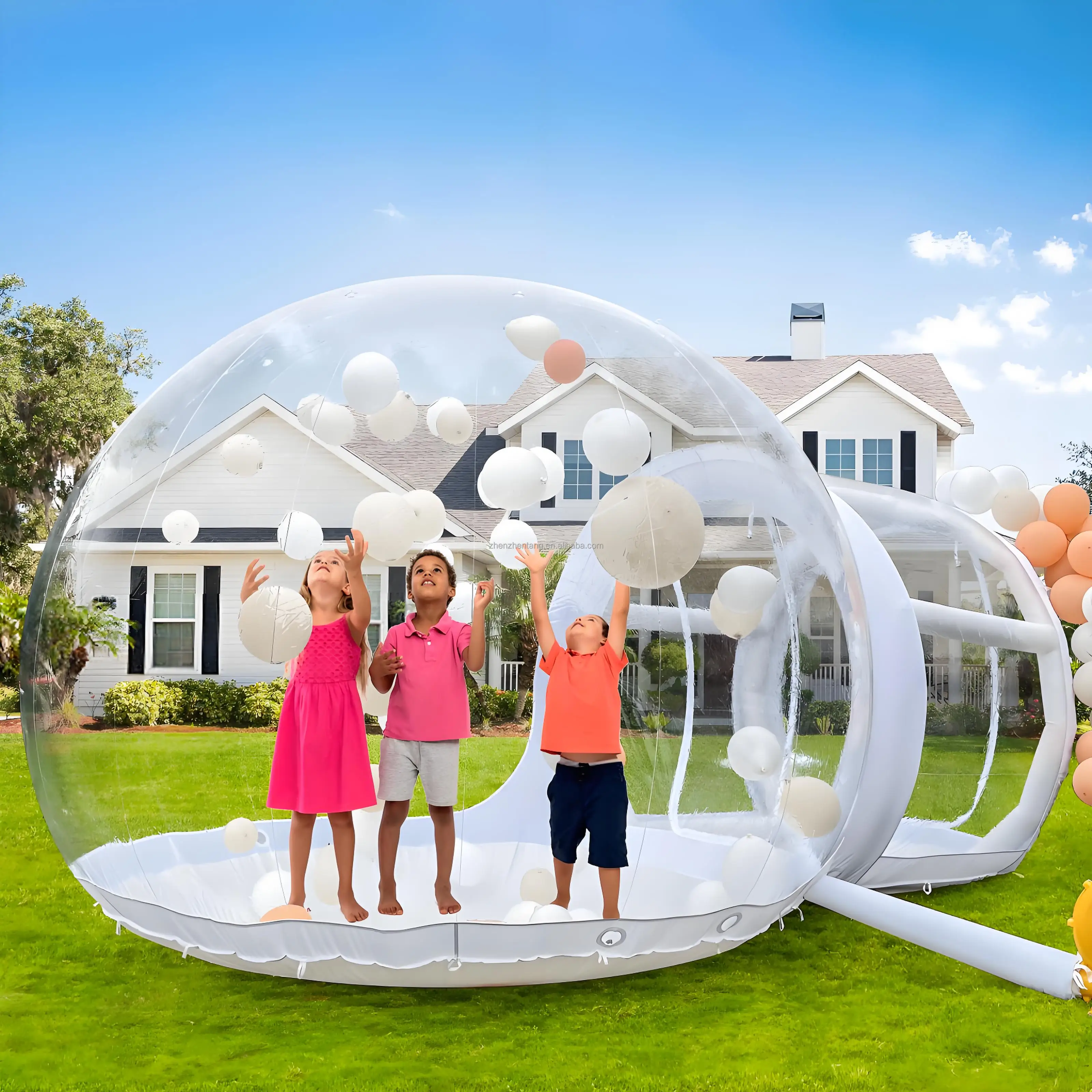 factory Hot Selling New High Quality Inflatable Transparent PVC Bubble House Tent Balloon Tree Model for Parties and Events