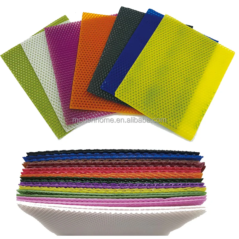 Synthetic Beeswax Candles Sheets Custom Color Bee Wax Sheet for DIY Candle kit gift