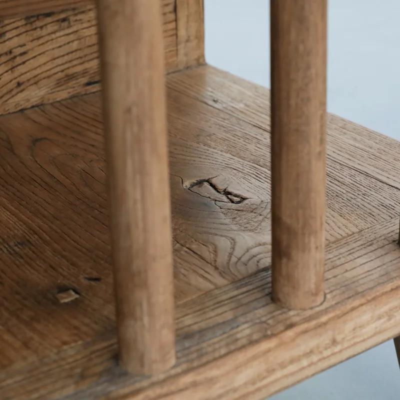 Reclaimed elm wood new design modern multi-purpose tea table natural wood custom coffee table wood coffee table