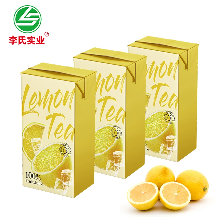 LISHI Custom Private Label Nutrition Fresh Lemon Juices Healthy 250ml 16Box 24Box Drinks Juice