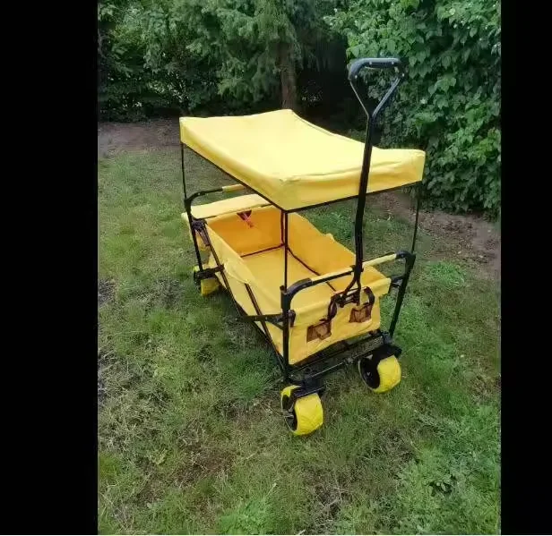 New Large Capacity Picnic Trolley Folding Camping Wagon Cart Collapsible Garden Portable Hand Aluminium Alloy Collapsible Carts