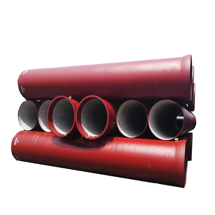 ISO2531 K9 K8 C25 C30 C40 Ductile Iron Pipe High Water Pressure Seamless Bending/Welding/Cutting Compliant En545 En598 Standards