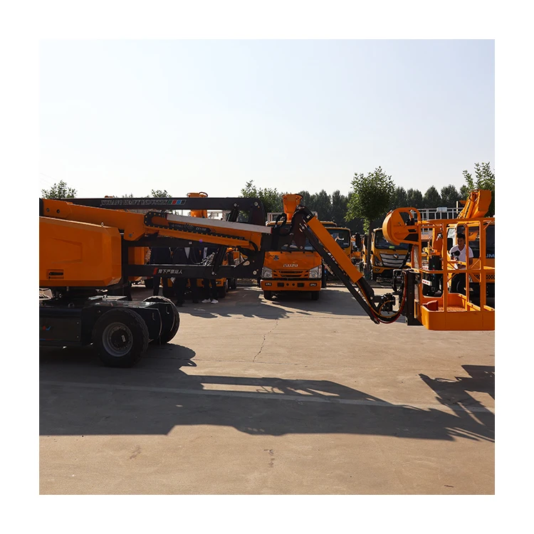 Factory Customized Electric Articulated Boom Lift Lift Height Of 16 Meters Curved Boom Aerial Work Platform