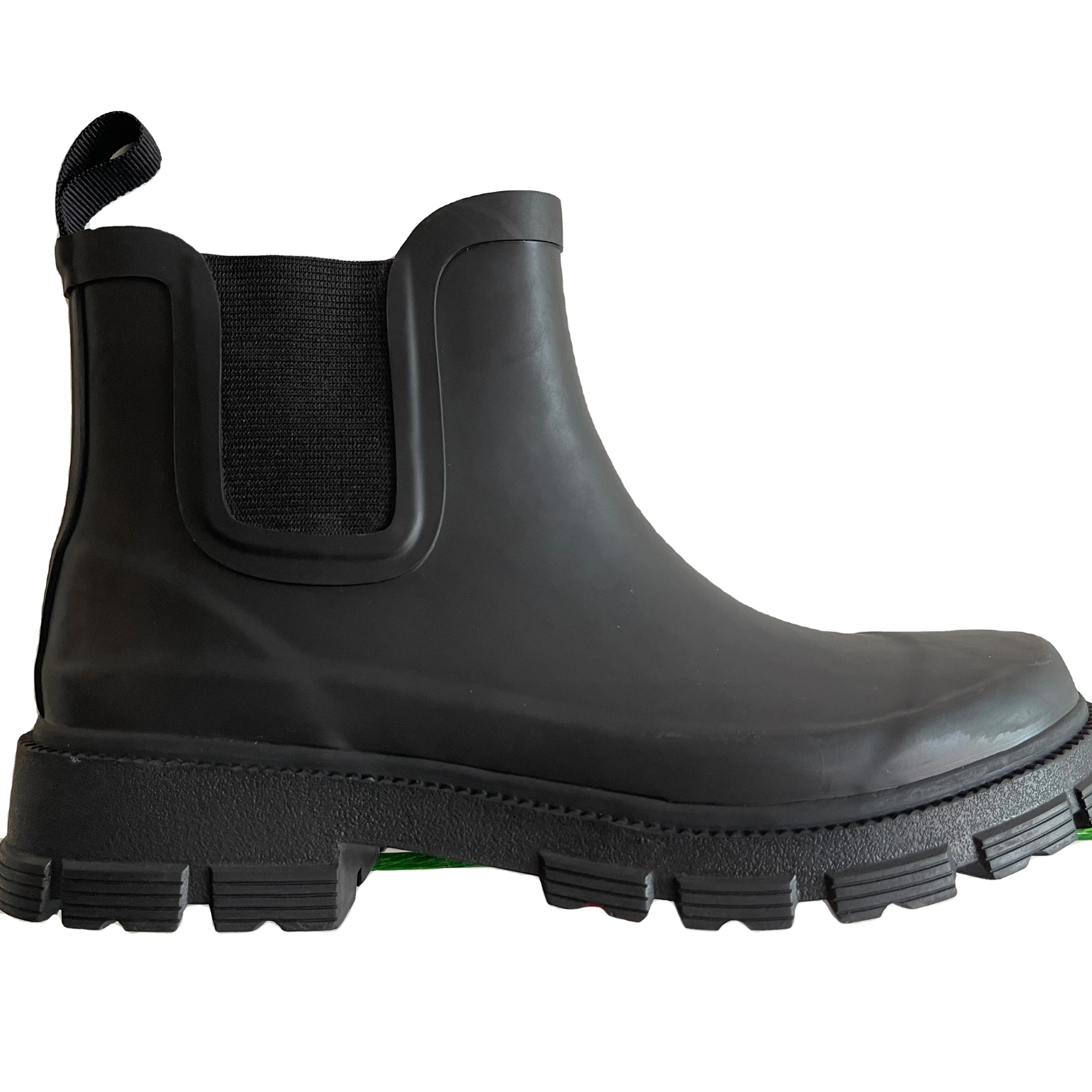 Men Black Long Boots Anti Slip Fishing Shoes China Women Cotton Fabric OEM Rubber Waterproof Boots Heels Women Eva Boot CN;JIA