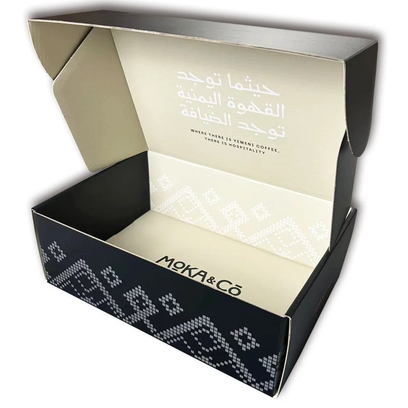 Сменная сезонная коробка для гофрированной упаковки с разделительной полосой почтовые ящики ручкой двойная комната хранения