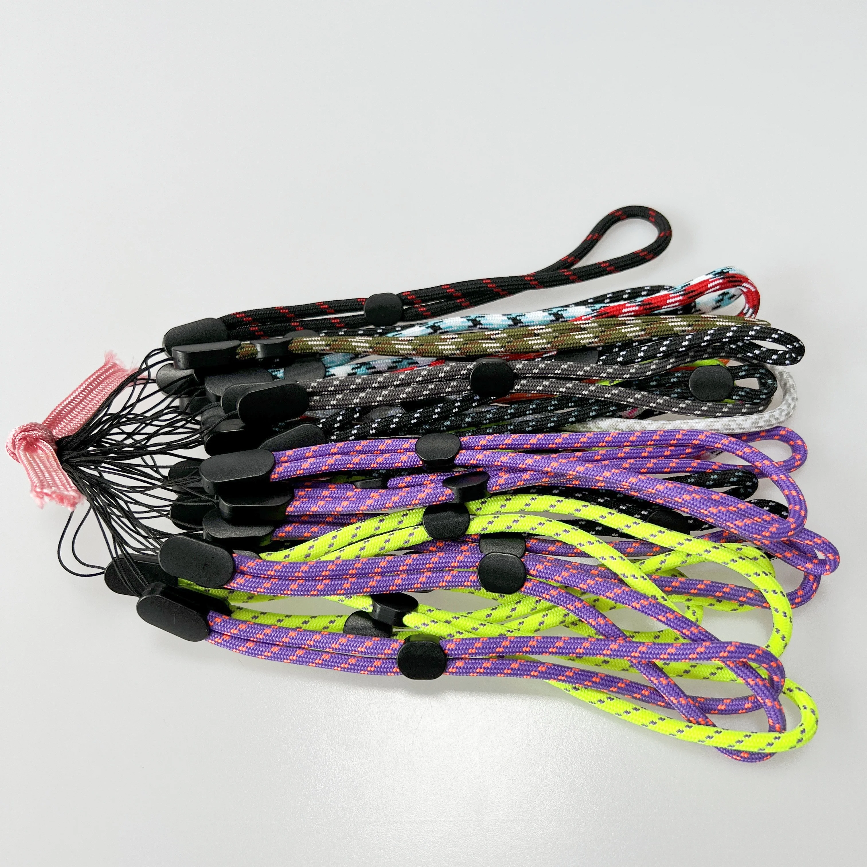 Custom woven women short hand phone wrist strap lanyard string rope for camera controller light selfie stick speaker usb keys