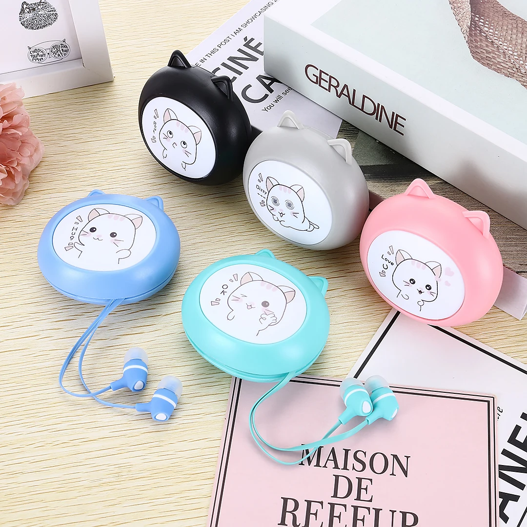 Wholesale Best Price In-Ear Mini Headphones 3.5mm Wired Stereo Original Color Earphone With Mic