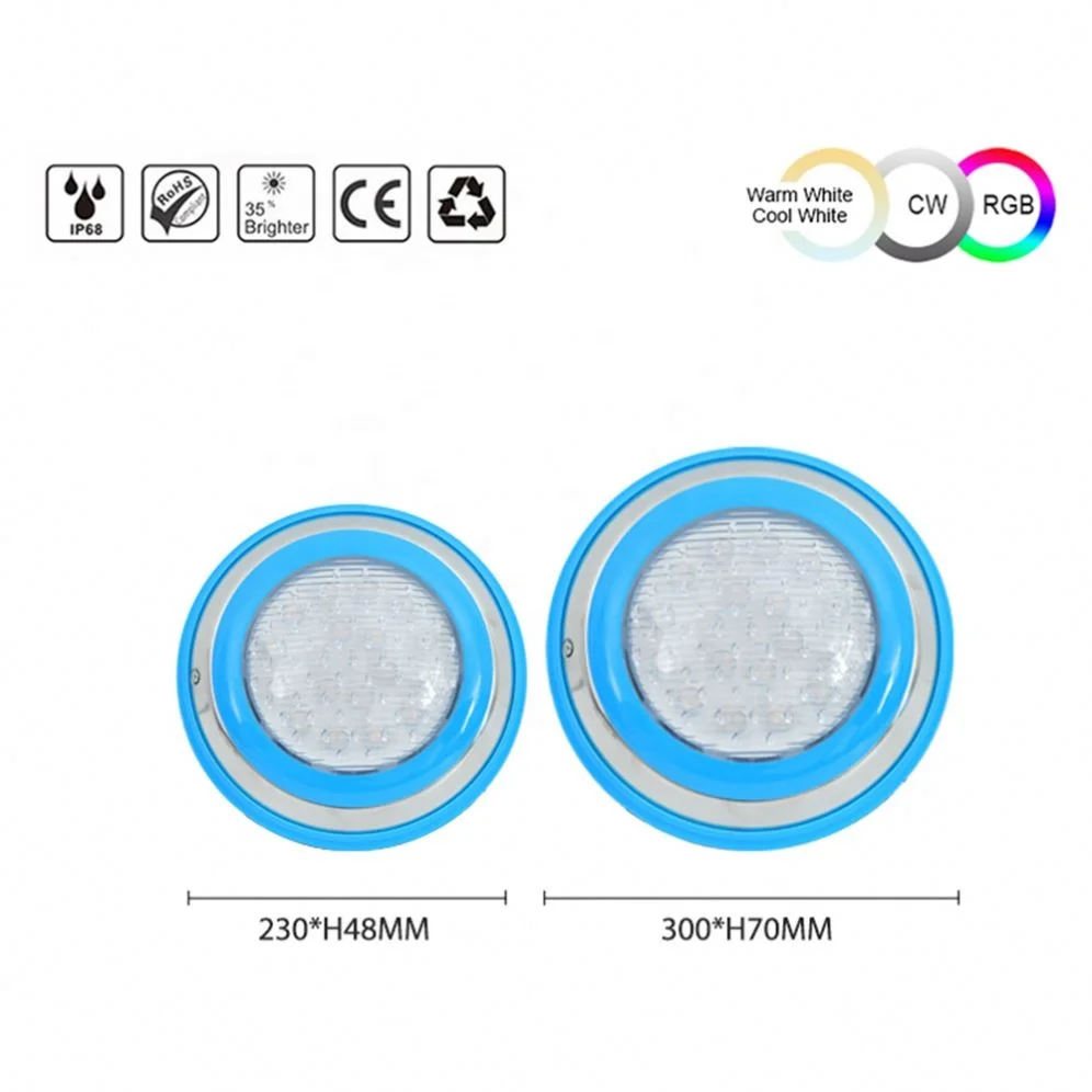 Ip68 Waterproof Pool Light Stainless Steel High Power Rgbw Underwater Pool Light