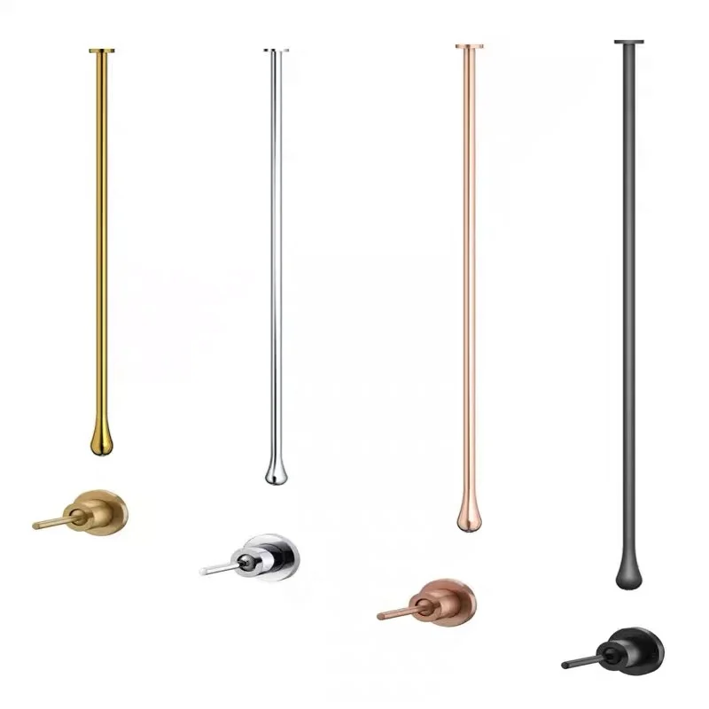 
kaiping Matt black wash basin faucet wall mounted faucet handle ceiling mount faucet bathroom tapware basin mixer 