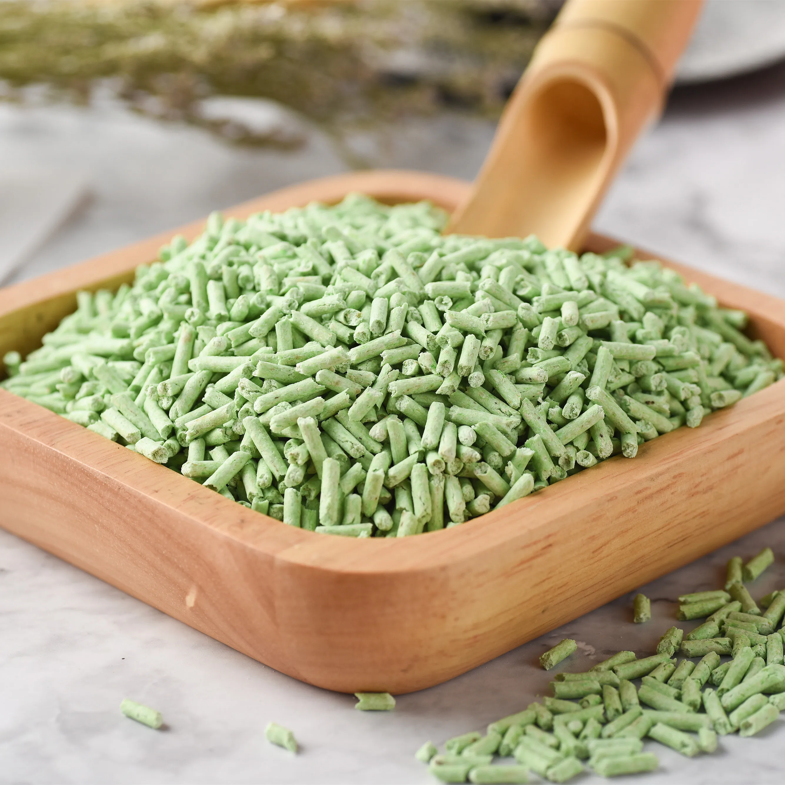 factory price tofu cat litter 1.5mm 100% eco-friendly natural flushable 2.0 original sand pure tofu cat litter