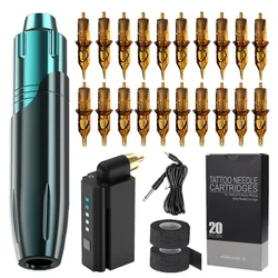 Wholesale Professional Tattoo Pen Tattoo Needle Removable Tattoo kits With battery