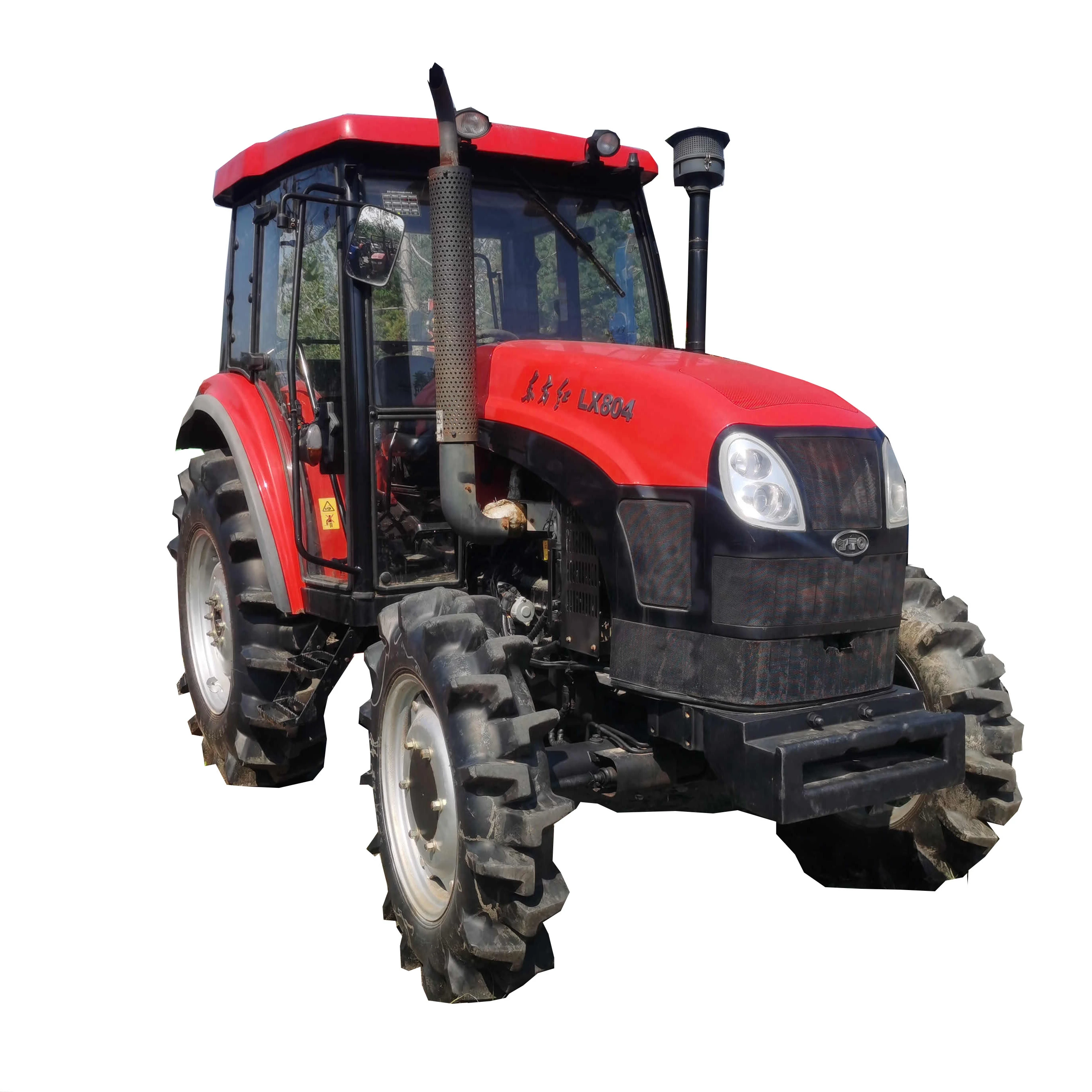 used tractor YTO LX804 80hp cheap farm wheel tractors 4x4wd compact agricultural equipment machinery