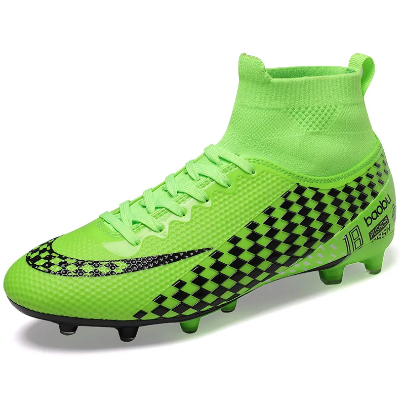 
Football Trainers Zapatos de Futbol Unisex Soccer Shoes Branded Shoe TPU Rubber Sole 