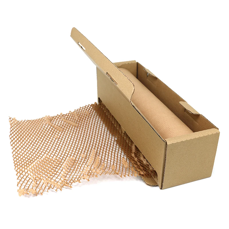 WiAIR Honeycomb Wrap 100% Recyclable Eco-Friednly Disposable Honeycomb Paper Dispenser Biodegradable Wrap Paper