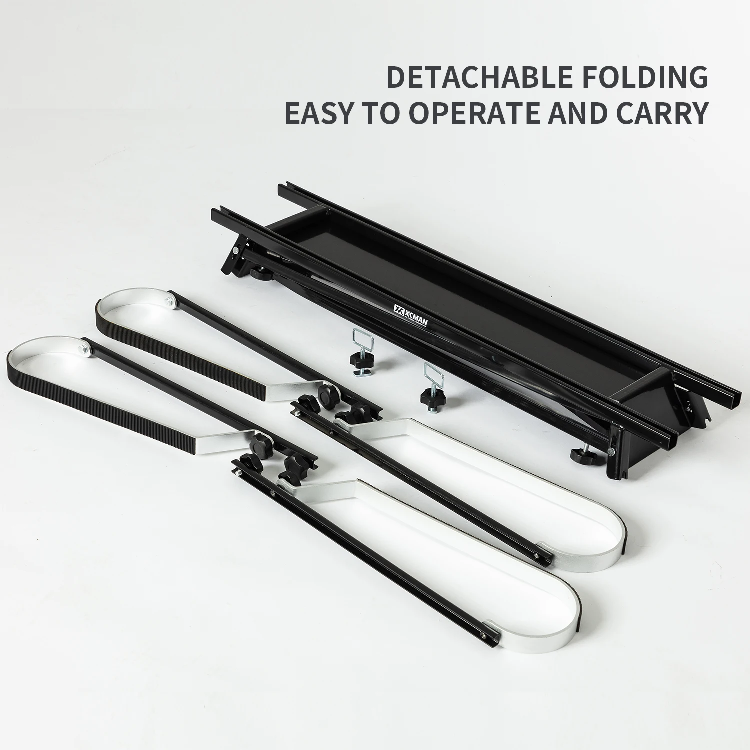 Cross County Nordic Ski Double Waxing Profile Bench with Foldable Legs for Traveling Adjustable Waxing Profile