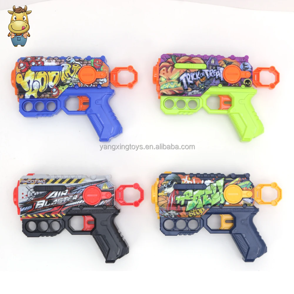 Customize Doodle Soft Bullet Gun Toy Factory Target Shooting Training small Blaster Ball Kids Weapons Toys Sets