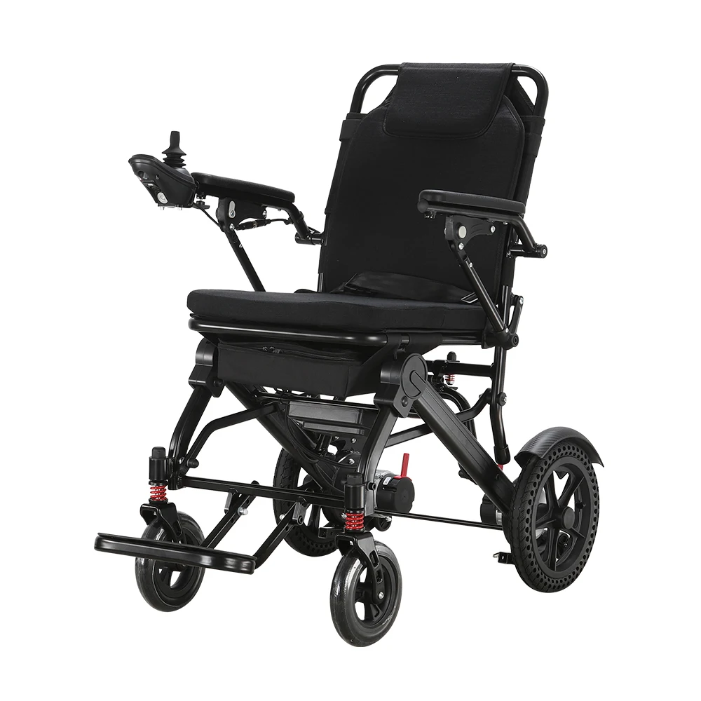 High Quality Foldable Electric Wheelchair Handicap Elder Motorized Easy Folding Power Wheelchairs for Old People