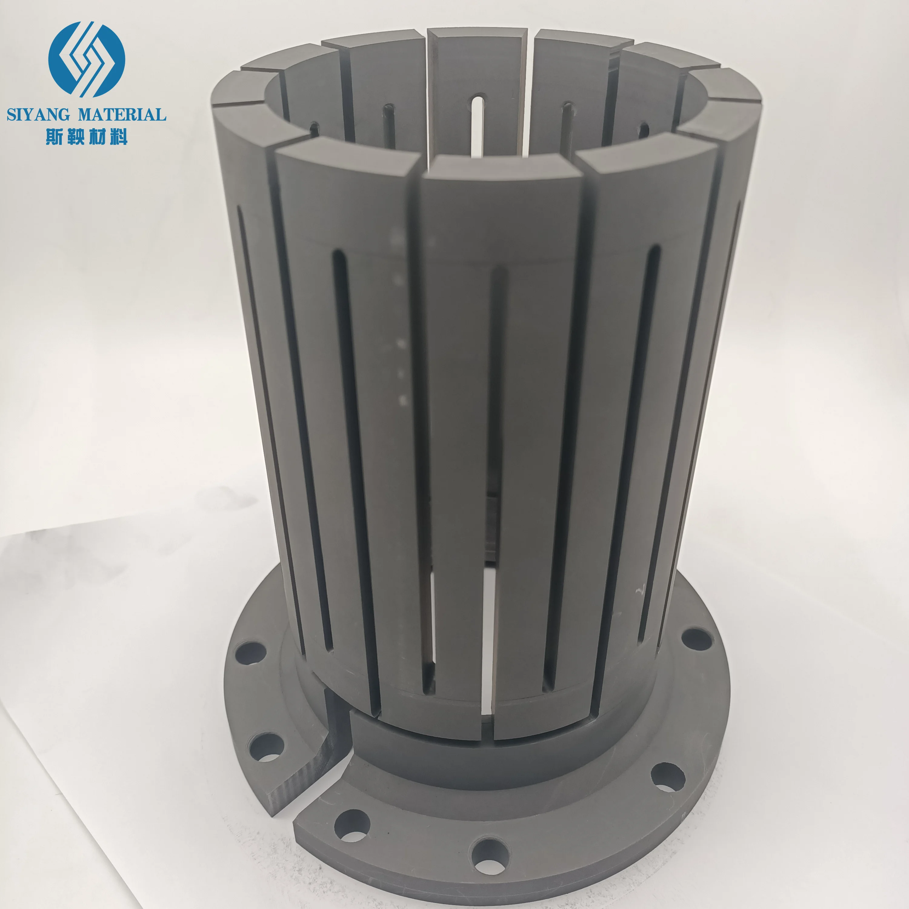 Customized graphite exchanger heating element