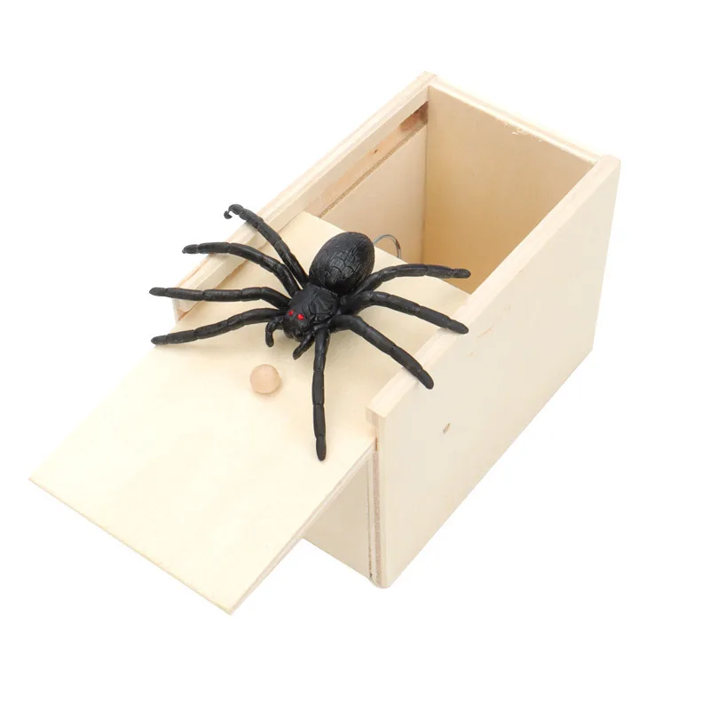Hot Spider Surprise Box Joke Fun Scare Prank Gag Gifts Kids Adult Toys Tricky Toy