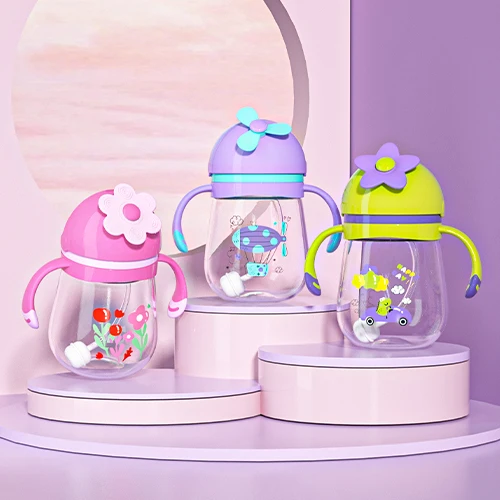 Plastic Water Bottle BPA Free Good Grade Baby Drinking Cup Infant Bottle