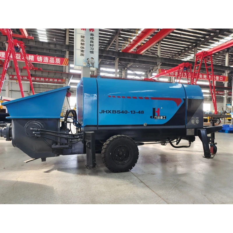 JIUHE Brand XBS30 electric fine stone mortar concrete pump small concrete pump