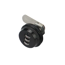 Digital password cam lock 3-digit combination smart zinc alloy drawer cabinet door wheel dial lock