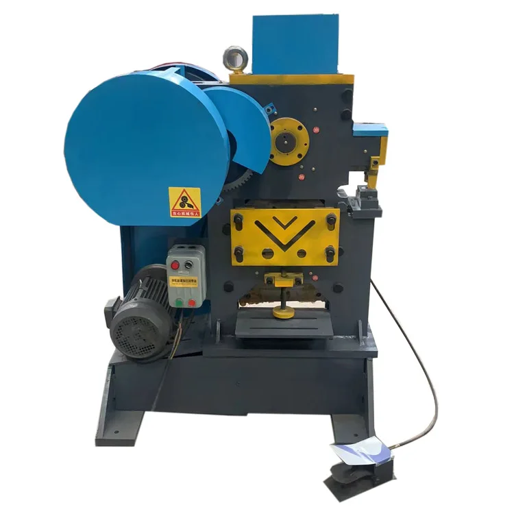 Multifunctional manual combined large Hydraulic Angle Iron Steel metal Hole machine punch of punching and shearing machine