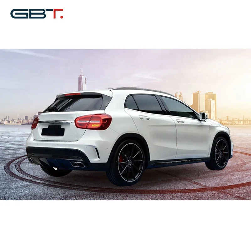 GBT Popular Products Mercedes gla Upgrade Facelift Body Kit For 2021 Benz GLA Conversion Bumper Headlight Parts