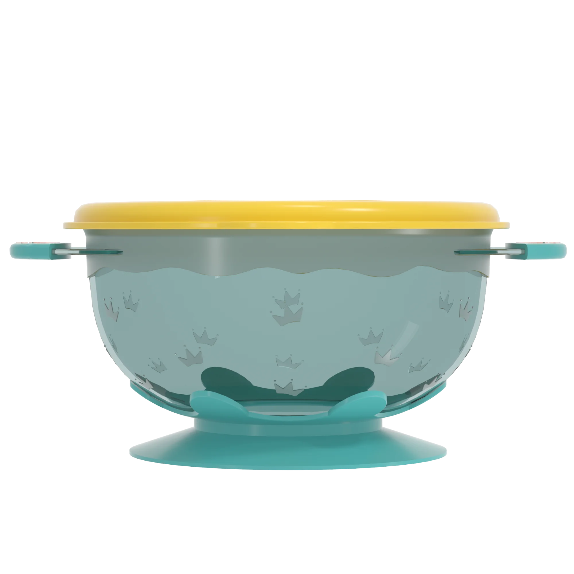 2021 BPA Free Low Factory Price Wholesale baby bowl with suction baby plastic feeding bowl with lid