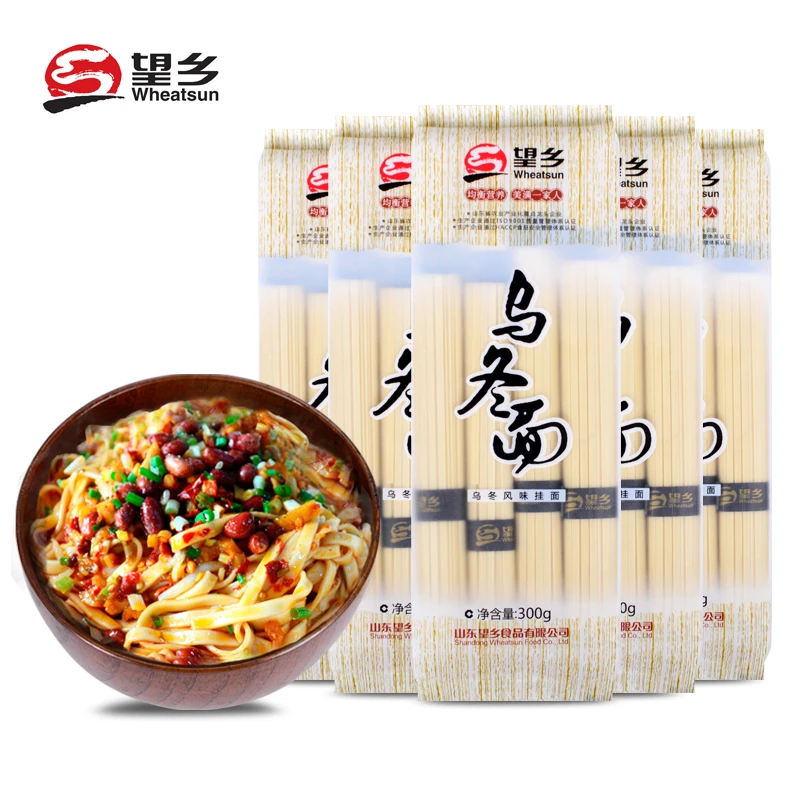 Udon non-fried instant noodles texture delicate soft waxy Q bullet selection of high quality gluten wheat flour
