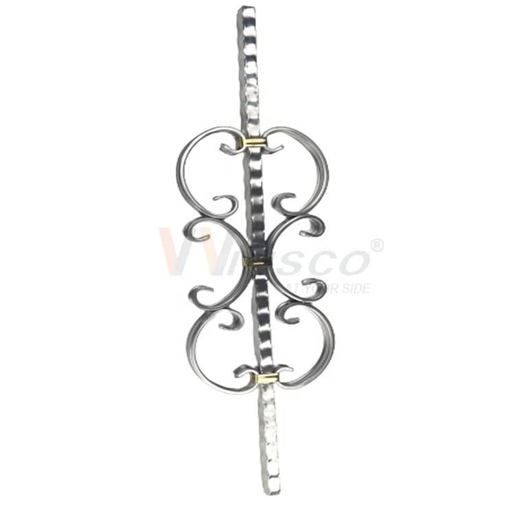 Поставщик сварочных элегантных 201 304 штамповочных элементов балюстрады из нержавеющей стали Цветочные Декоративные фитинги