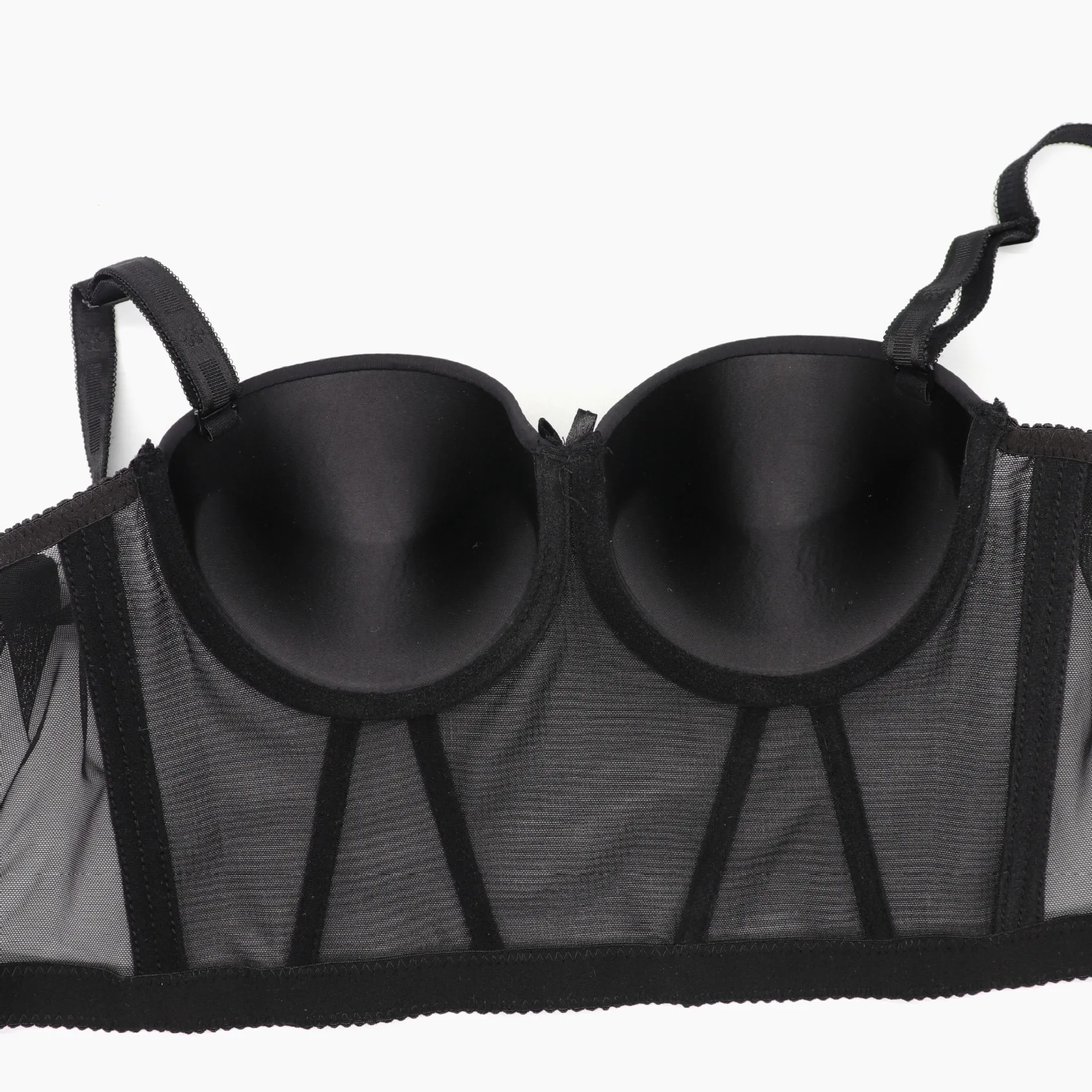 hot sale Corset Bra Top For Women Padded Bra Push Up Demi Bra Half Cup Sexy Brassiere 34B 36B 38B