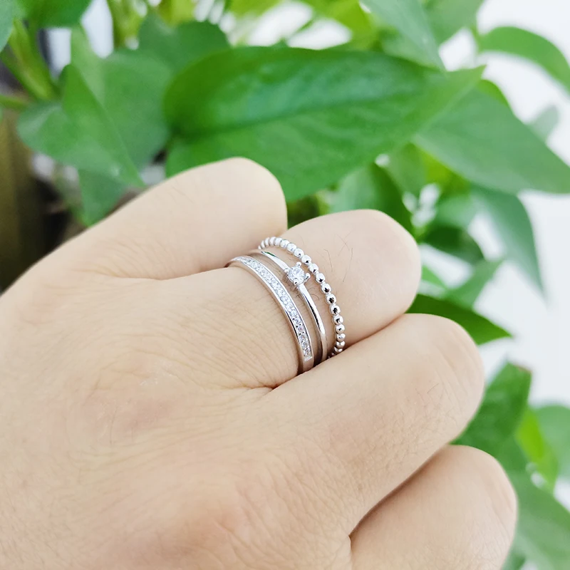 Simple fashion style best-selling 925 silver ring