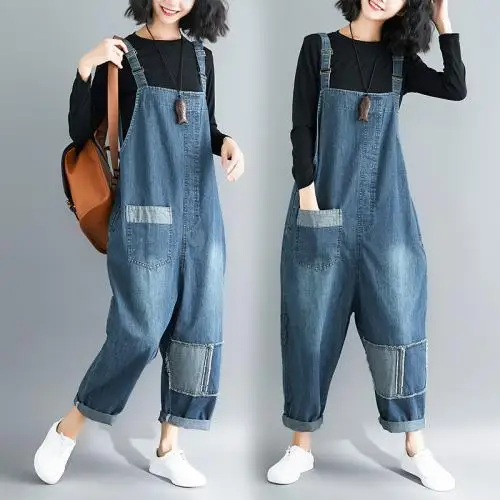 wholesale price Cotton Women Suspender Trousers overalls new arrivals