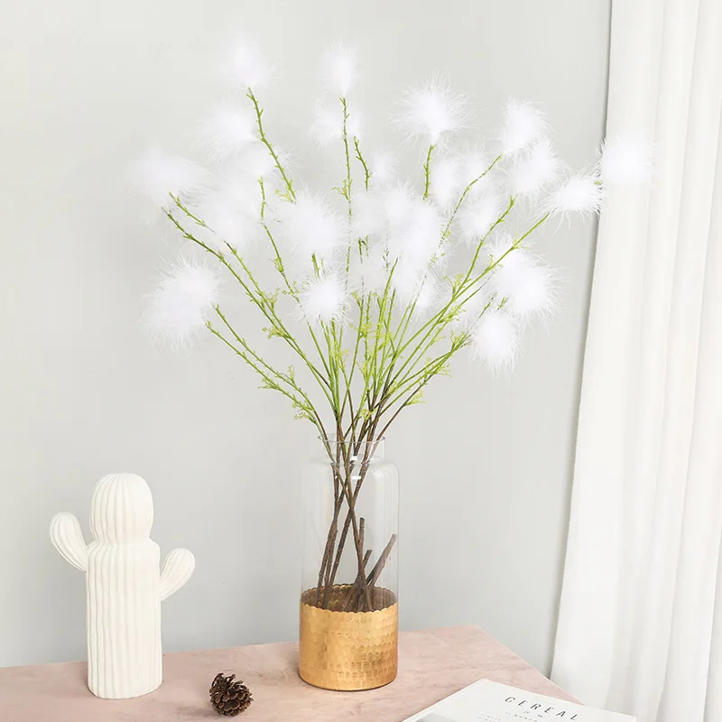 Wedding Decorative Flowers Artificial Dandelion artificial flowers for living room decoration silk flowers