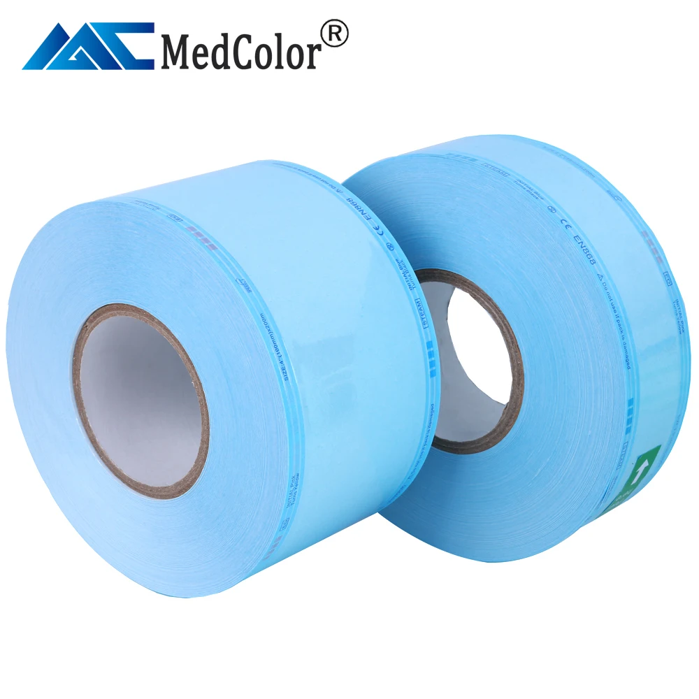 Heat Sealing Transparent Film Disinfection Dialysis Paper Sterilization Roll Pouch