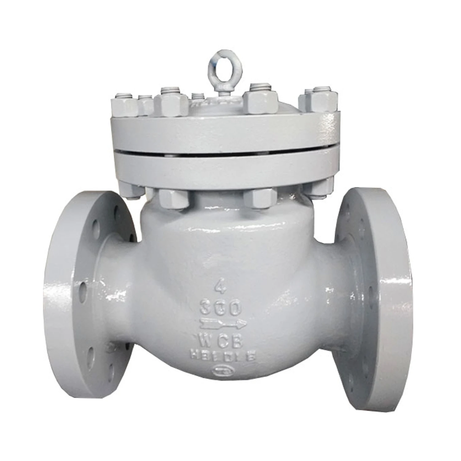 ANSI 2Inch-20Inch 150LB-300LB Cast Carbon Steel WCB SS304 Flange Ends Swing Check Valve