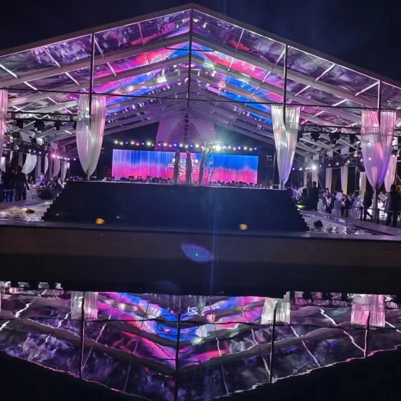 Big Clean Span Wedding Marquee Transparent Tent  for Outdoor Wedding Event Party