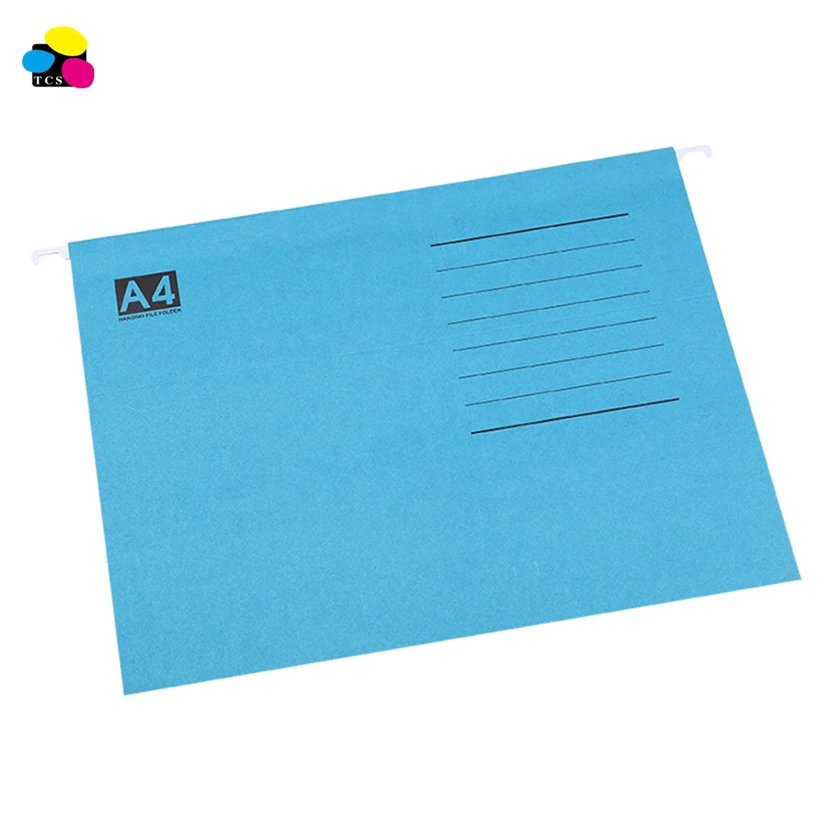 
china stationery 25pcs/box 7 assorted color 5 tabs A4 size suspension hanging file folders 