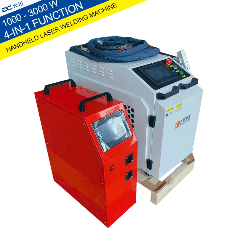 Factory direct sales 1500W solidly welded water-cooled  handed laser welding machine for welded titanium alloy