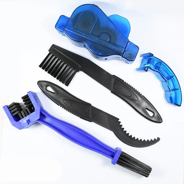 Dirty Remover Cheap Hot Sale 4pcs Cleaning brush for Bike Chain Bicycle Tire Cleaning brush