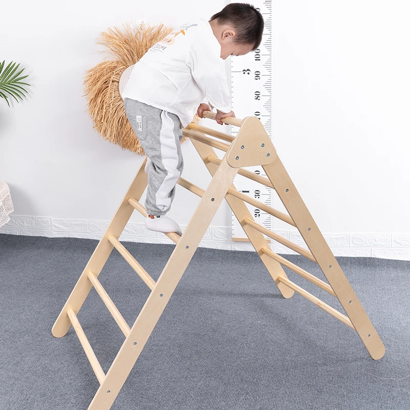 Winning Children Furniture Sets Kids Baby Montessori Furniture Toys Rainbow Rocking Montessori Climbing Arch Rocking Play